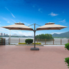 Wholesale Base Sunshade New Design Sunshade Outdoor Custom Canopy Sunshade 1 Base With 2 Umbrella