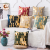 Manufacturer High Quality Nordic Decorative Throw Pillow Covers Gold Foil Print Shiny Luxury Cushion Pillow Cover