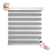 Manufacturer High Quality Smart Motorized Zebra Roller Blind Window Blackout Electric Zebra Blinds