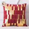 Manufacturer High Quality Nordic Decorative Throw Pillow Covers Gold Foil Print Shiny Luxury Cushion Pillow Cover