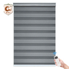 Manufacturer High Quality Smart Motorized Zebra Roller Blind Window Blackout Electric Zebra Blinds