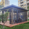 Factory Luxury Iron Gazebo Garden Pavilion for Garden Outdoor with Waterproof Chinese Style Outdoor Garden room